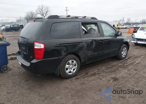 2007 Kia Sedona Lx z USA, uszkodzony, nr VIN KNDMB233476166803
